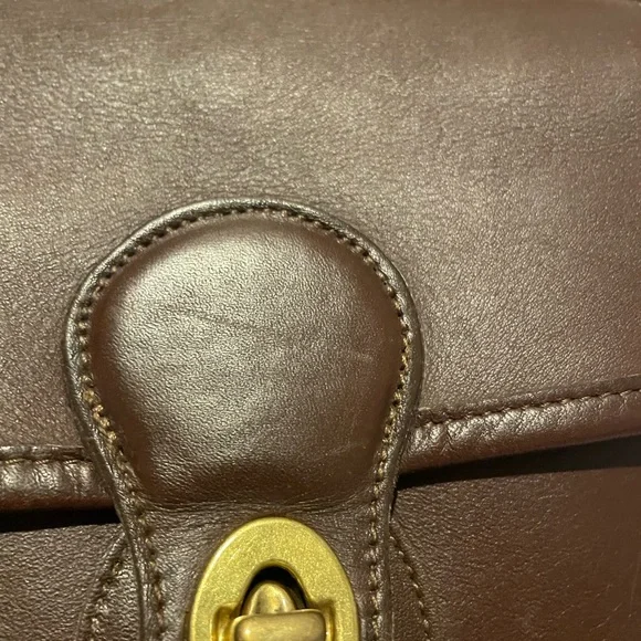 Coach Brown Leather Crossbody Bag - Picture 3 of 14